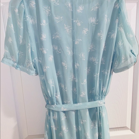 Blue flowy dress - Picture 4 of 4